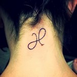 n betűs tetoválás - fotó a kész tetoválásról - 20122015 # 2