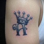 n betűs tetoválás - fotó a kész tetoválásról - 20122015 # 5