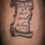 gyönyörű betűk egy tetováláshoz - egy kész tetoválás fotója - 20122015 # 13