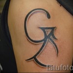tetoválás g betű - fotó a kész tetoválásról - 20122015 # 1