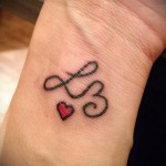 tetoválás betű l - fotó a kész tetoválásról - 20122015 № 4