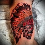 koponya indiai tetoválás 2