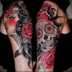 mexikói koponyatetoválás