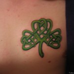 Négylevelű lóhere tetoválás7
