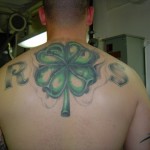 Négylevelű lóhere tetoválás5