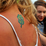 Négylevelű lóhere tetoválás4