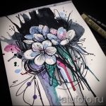 رسومات الزهور المائية للوشم - الرسومات بحلول 26/04/2016 2