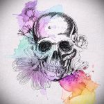 رسومات زهور الوشم بالألوان المائية - رسومات من 20/4/26/2016