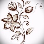 رسومات وشم الزهور للفتيات - رسومات من 04/26/2016 4