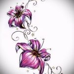 رسومات وشم الزهور للفتيات - رسومات من 04/26/2016 8