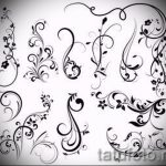 وشم اسكتشات زهور سوداء - رسومات من 2016/04/26 5