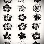 وشم اسكتشات زهور سوداء - رسومات من 2016/04/26 6