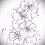 وشم اسكتشات زهور سوداء - رسومات من 2016/04/26 7