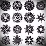 وشم اسكتشات زهور سوداء - رسومات من 2016/04/26 12