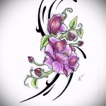 رسم وشم المعصم على شكل زهرة - رسومات من 26 سبتمبر