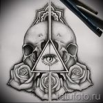 رسم وشم على شكل وردة على الفخذ - رسومات من 26 سبتمبر 9