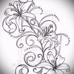 رسم وشم على شكل زهرة في متناول اليد - رسومات من 26 سبتمبر 8