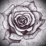 اسكتشات لوشم الزهور بالأبيض والأسود - رسومات من 26/04/2016 3