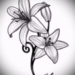 تصاميم وشم زهرة على الجانب - رسومات من 04/26/2016 2