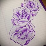 اسكتشات زهور للوشم - رسومات من 26 سبتمبر .3