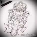 croquis de fleurs de tatouage sur la main - dessins sur 26 .2012