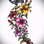 تصاميم وشم الزهور للفتيات - صور من 2016/04/26 10