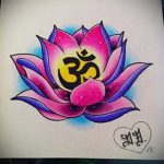 رسومات وشم زهرة اللوتس - رسومات بواسطة 04/26/2016 2