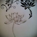 رسومات وشم زهرة اللوتس - رسومات بواسطة 04/26/2016 4