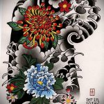 Motif de couleur croquis de tatouage - dessins de 26 .2011