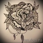 اسكتشات زهور الوشم بالأبيض والأسود - رسومات من 26/04/2016 1