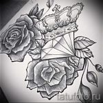 اسكتشات زهور الوشم بالأبيض والأسود - رسومات من 26/04/2016 3