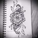 اسكتشات زهور وشم على الجانب - صور 26/04/2016 1