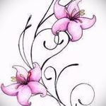 اسكتشات زهور وشم على الجانب - صور 26/04/2016 2