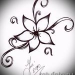 Skizze einer Tätowierung am Handgelenk Blumen - Bilder auf 2016/04/26 1