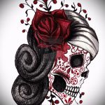 وشم الزهور الملونة الرسومات - الرسومات من 04/26/2016 1