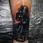 fotó változat a tetoválásról Darth Vader 2020.04.02. №1009 -darth vader tetoválás
