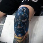 a tetoválás fényképes változata Darth Vader 2020.04.04. №1004 -darth vader tetoválás