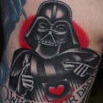 fotó a tetoválásról Darth Vader 2020.02.04. №1398 -darth vader tetoválás