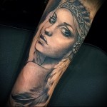 TATTOO rajz LÁNY 12