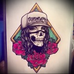 TATTOO rajz LÁNY 15