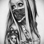 TATTOO rajz LÁNY 16