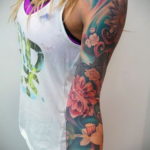 tatuaż rękaw kobiety 18.11.2019 №056 -tatuaż rękaw kobiety-