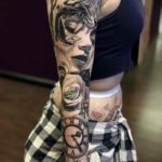 rękaw tatuaż dla kobiet 18.11.2019 №042 -rękaw tatuaż dla kobiet-
