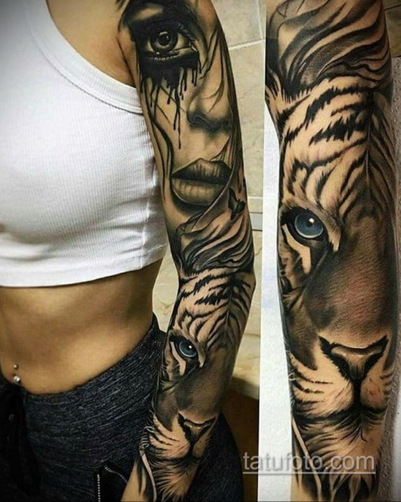 rękaw tatuaż dla kobiet 18.11.2019 №003 -rękaw tatuaż dla kobiet-