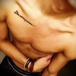 małe tatuaże dla facetów - przykład zdjęcia 8