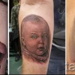 tatuaż na cześć dzieci dla facetów - przykład zdjęcia 1