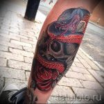 tatuaż na nodze dla facetów - przykład zdjęcia 7