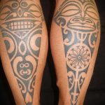 tatuaż na nodze dla chłopaków - przykład zdjęcia 1