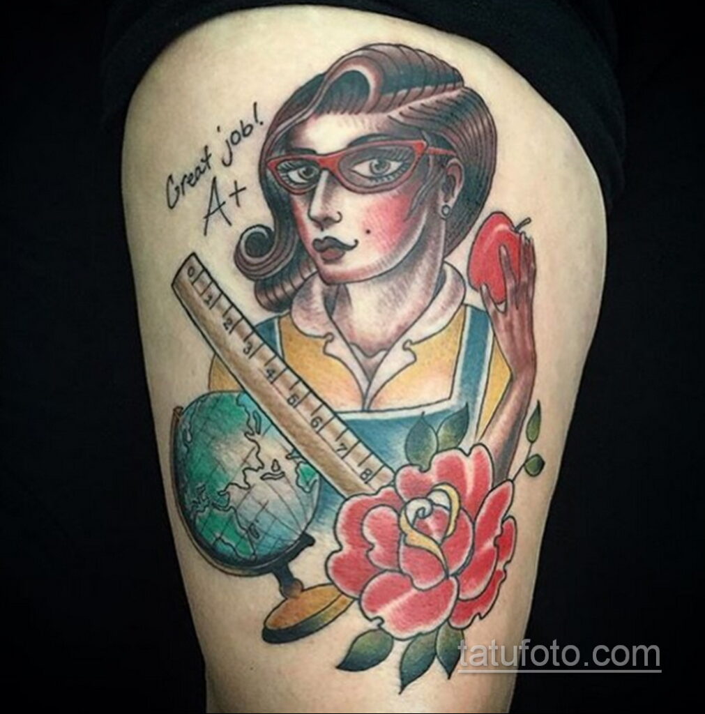 صورة وشم للمعلم حول التعليم 05.10.2020 №106 -وشم المعلم-