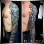 Ärmel Rüstung Tattoo - ein Beispiel für die fertigen Tätowierung 16052016 2